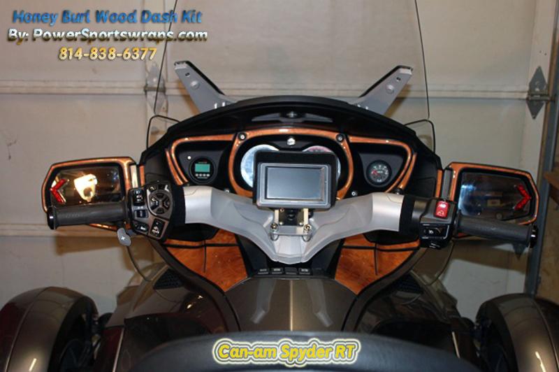 Another great example of how Honey Burl adds a classy look to any color Spyder