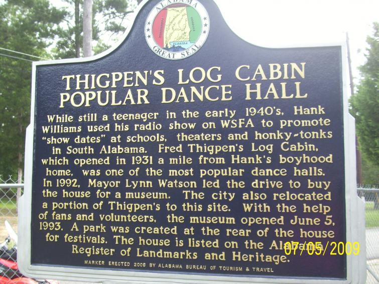 Another plaque at the museum.