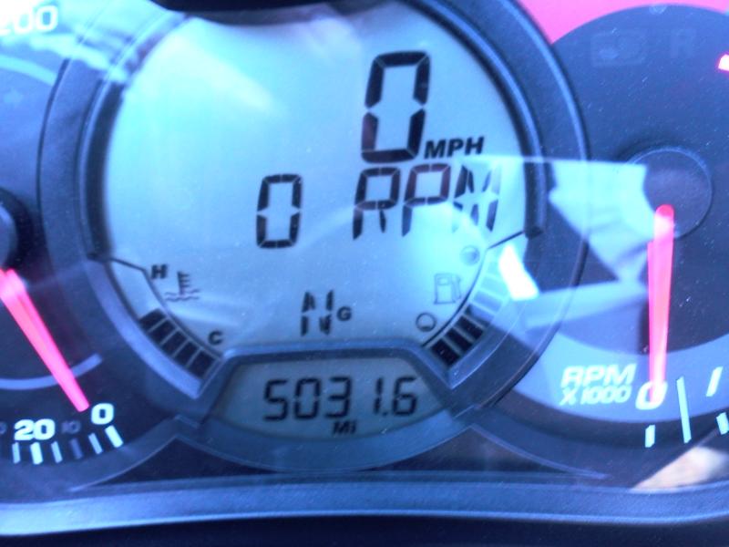 Another shot of the odometer