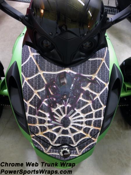 Another versatile trunk wrap available for RS or RT model Spyders.  Contact us with your ideas... 814-838-6377