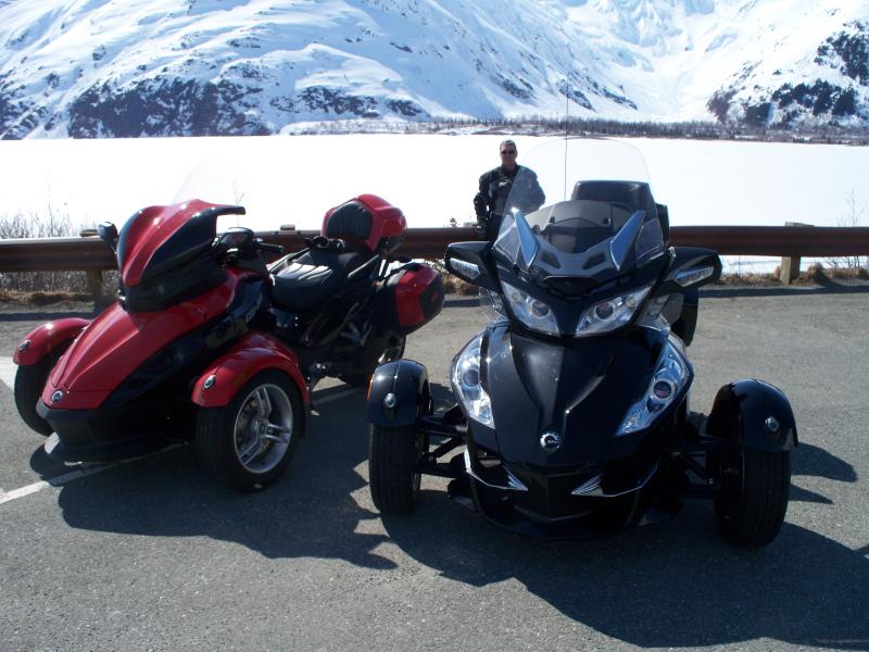 April 2010--overlooking Portage Lake--First ride of the season