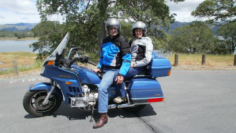April - Lake Berryessa ride - Dennis & Patsy