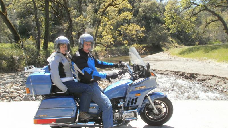 April - Lake Berryessa ride - Dennis & Patsy
