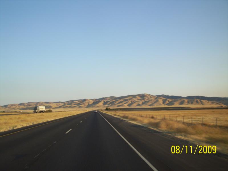 Area around Westley, CA where we slept our final night of our journey.