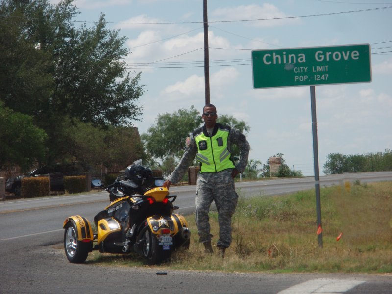 Army Spider at China Grove 2 [Spyders in Strange Places]