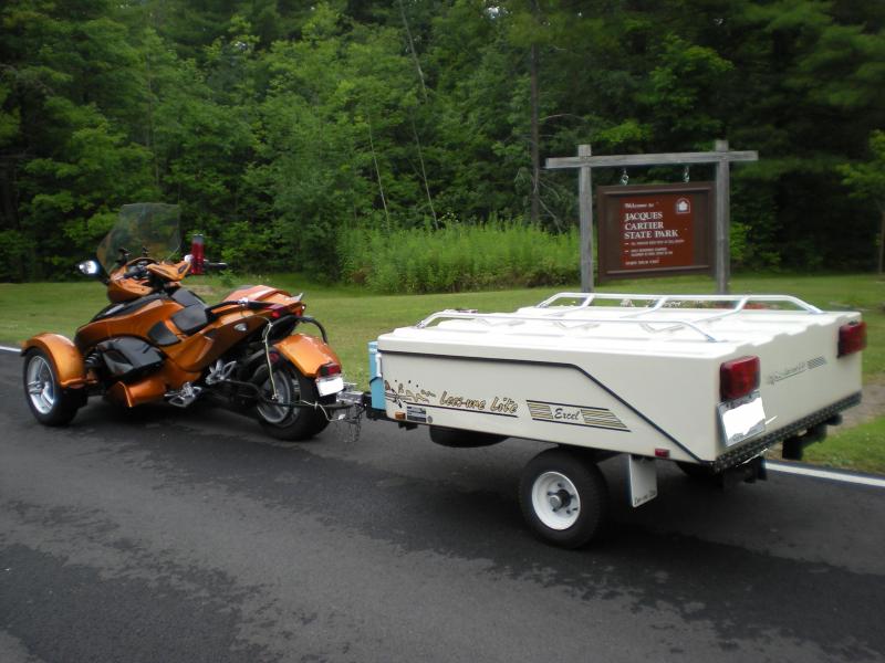 Arriving at Jacques Cartier State Park, Morristown, NY