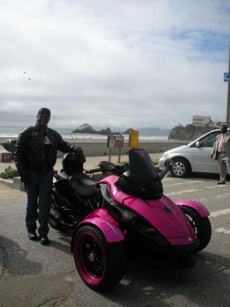 At a Beach in San Francisco.