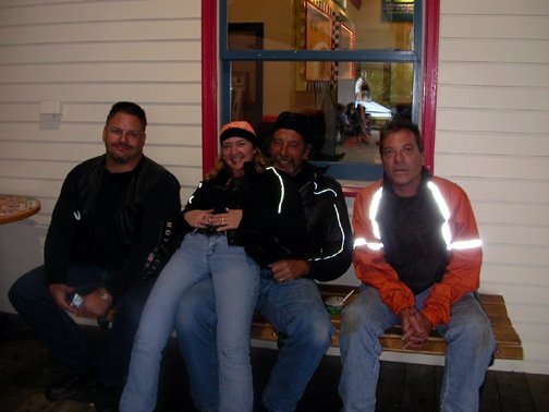 At Ben & Jerry's.  Roaddog would make a nice crossing guard w/ that jacket!