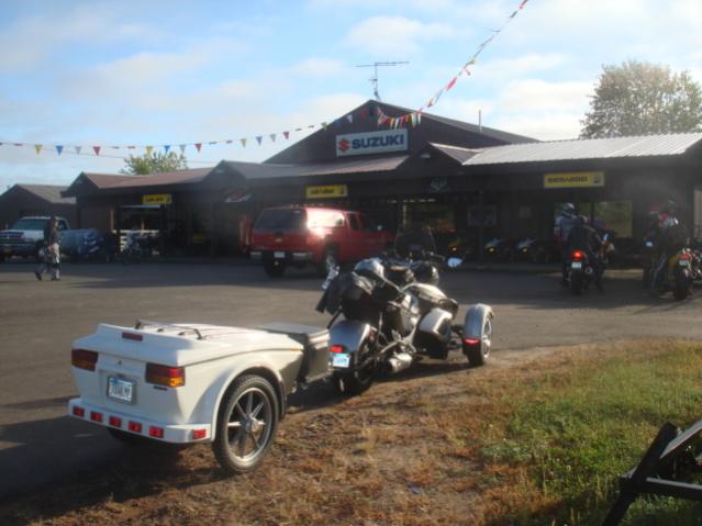 At the dealer, Mora, MN