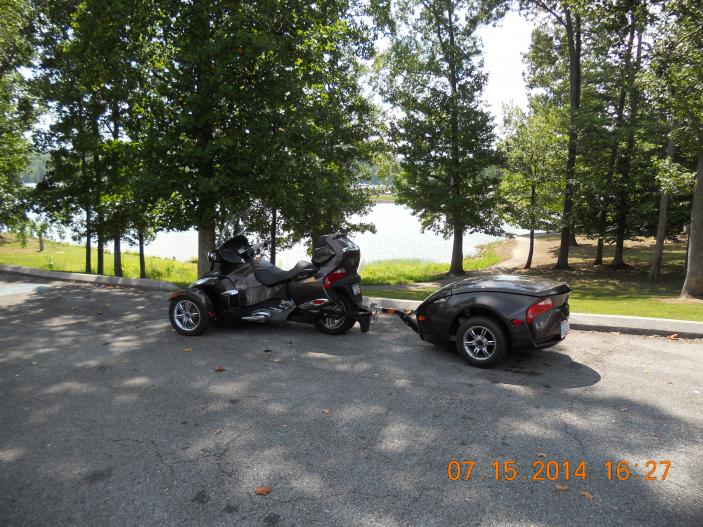 At Watts Bar Dam Lake Tennessee