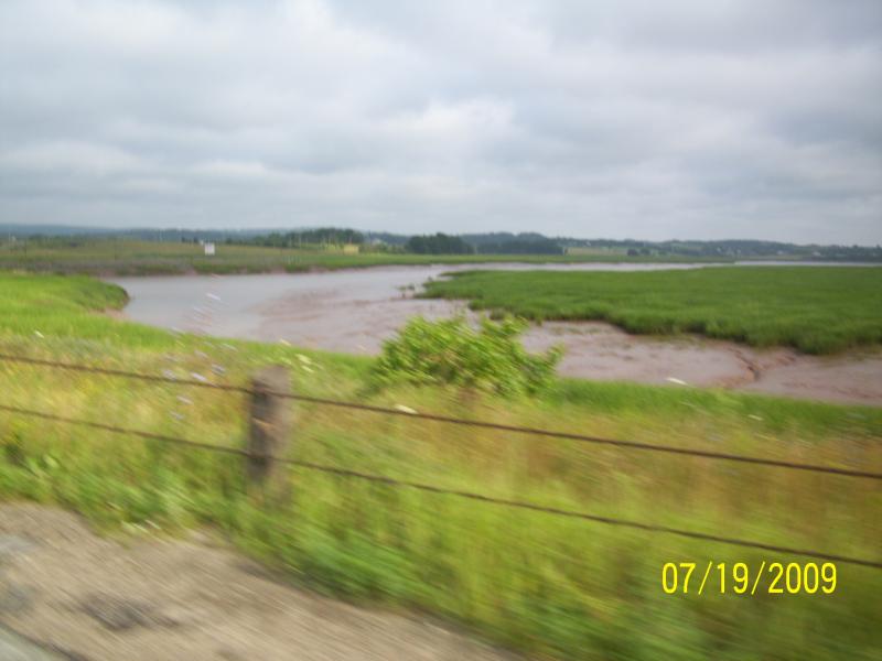 Avon river in Windsor, NS