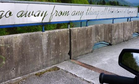 away from anything...