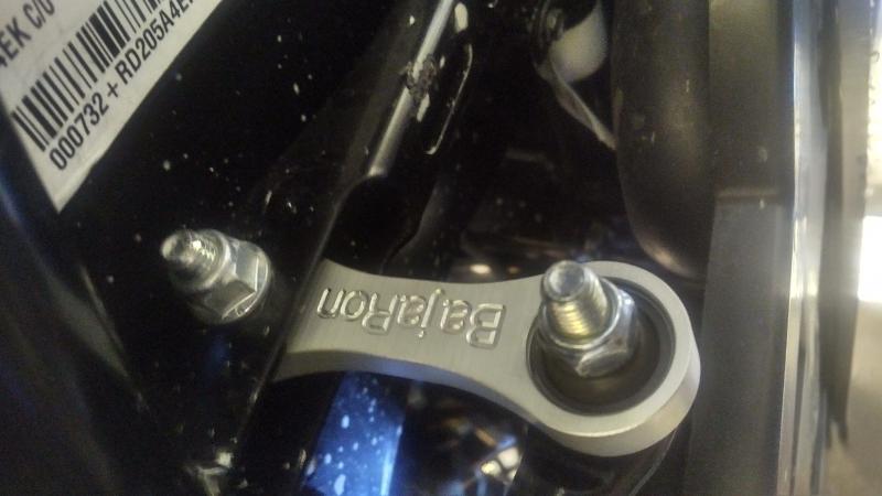 Baja Ron performance sway bar w/ billett aluminum sway bar links from Spyderpops.com