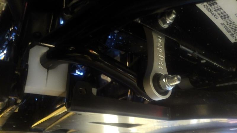 Baja Ron performance sway bar w/ billett aluminum sway bar links from Spyderpops.com