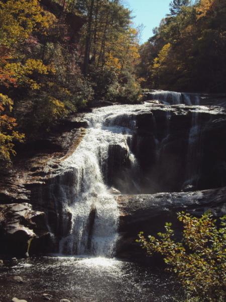 Bald River Falls along the Cherohala Skyway