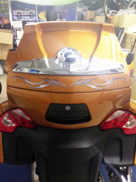 Barbwire 101 accent for the back bag too.  To order 814-838-6377