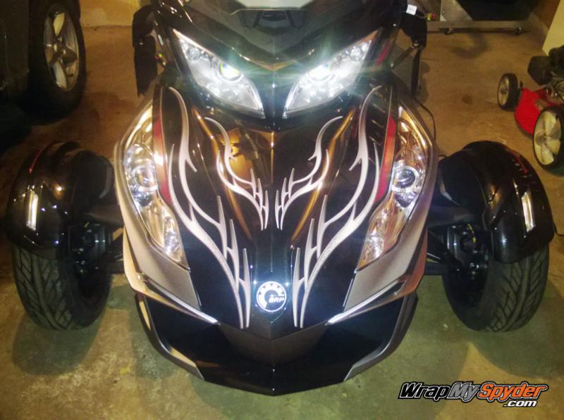 Barbwire 101 Gray tone mounted on 2015 RT Limited.  Love the two tone look.