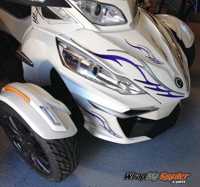 barbwire 101 purple reflective. Order at WrapMySpyder.com