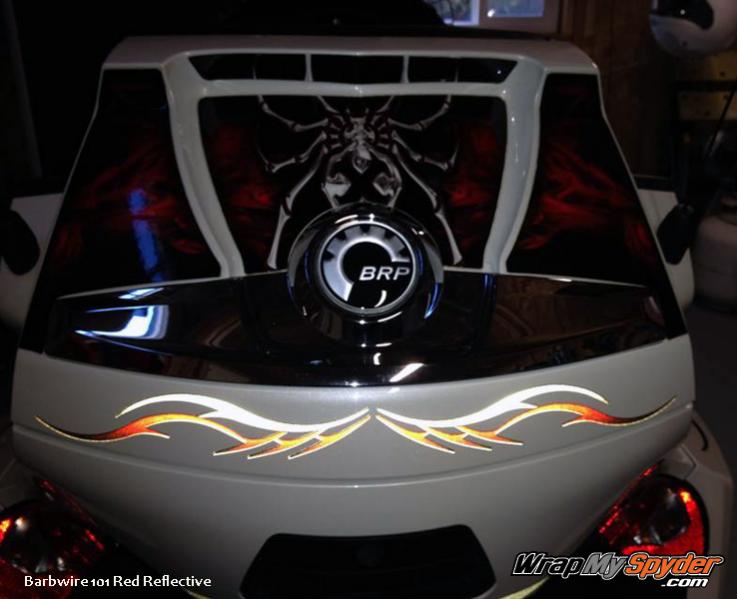 Barbwire 101 Red reflective