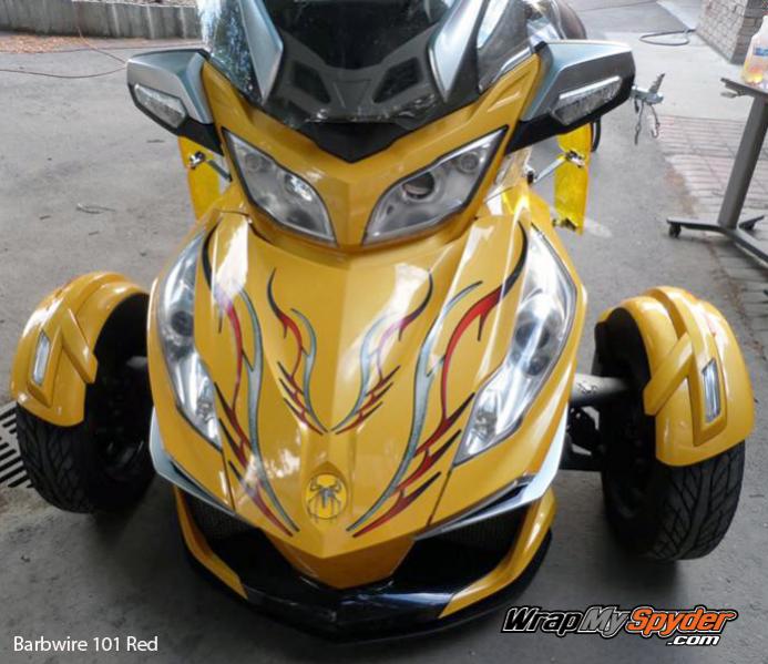 Barbwire 101 Red reflective