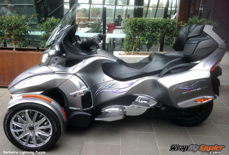 Barbwire Lightning Purple