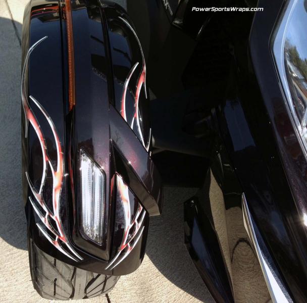 Barbwire Red Lightning- We can make the graphics work for the new fenders no problem..