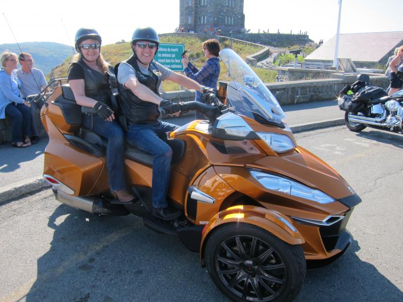 Beautiful sunny Sept. day at Signal Hill, St. John's Newfoundland