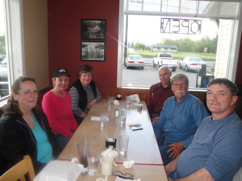 Bellingham, Washington - Sam and Celeste Hillde, me and Hubby, Brad and Pat Nicholson.