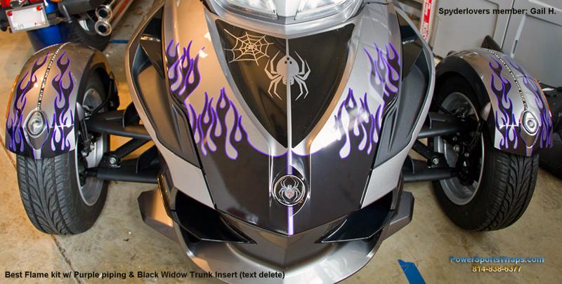 Best flame w RT-Black Widow trunk insert (text delete) Best flame is available in many other color combos if needed.