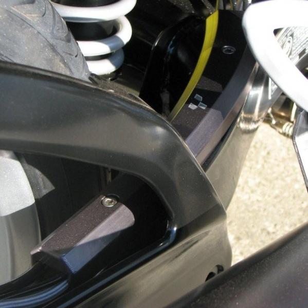 Billet swing arm cover