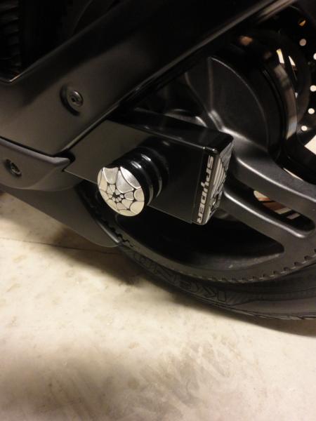 Black Anodized Billet Axle Cover
