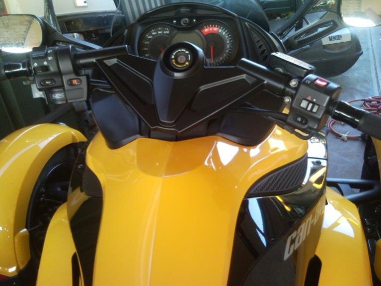 black handle bar cover