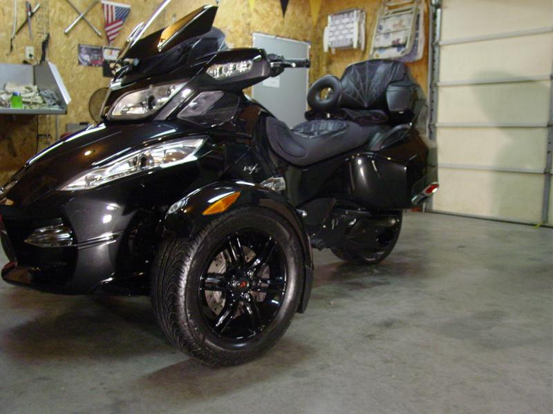 Black powder coated wheels-wet black powder coat.
