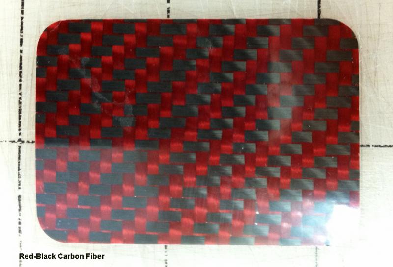 Black   Red Carbon Fiber