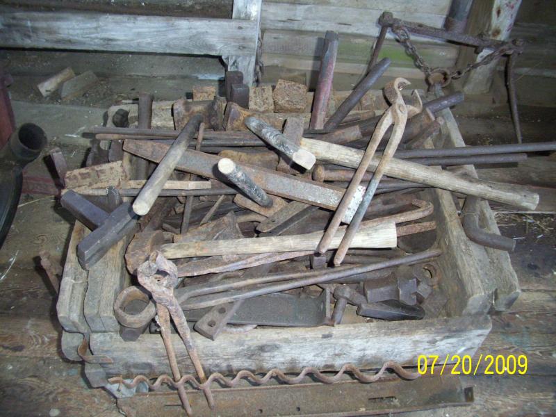 Blacksmith tools.