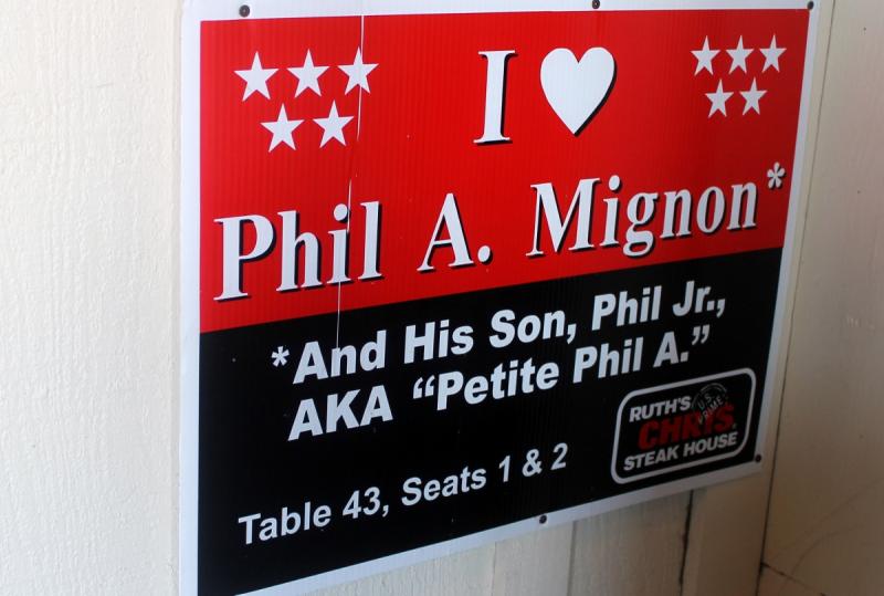 Blue Gill Restaurant sign