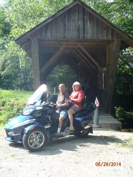 Blue Ryders at the oldest bridge