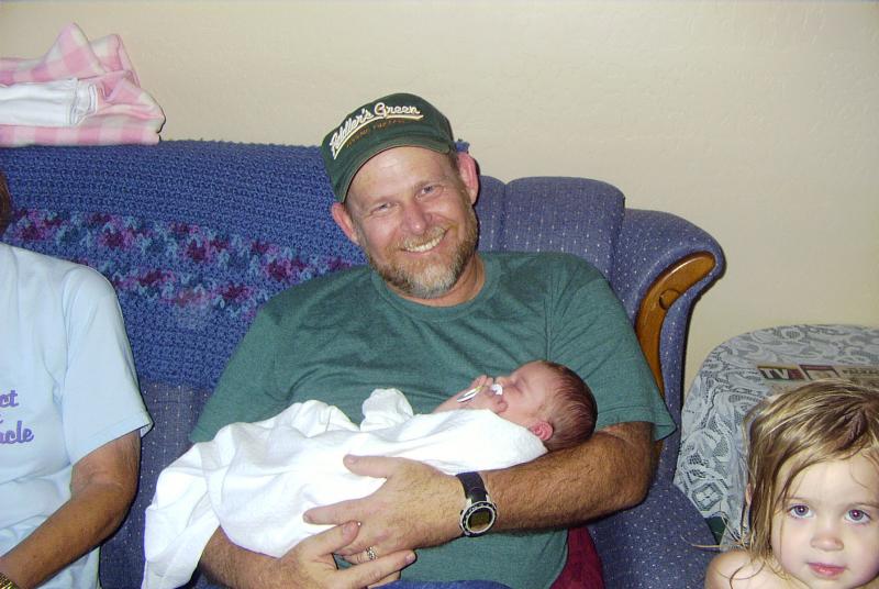 Bob and 1st two granddaughters