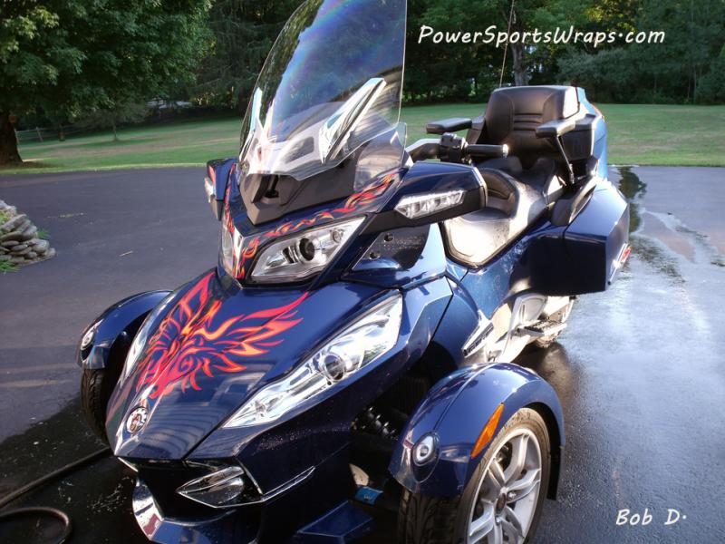 Bob Denman Graphics keep expanding into other parts of the bike.