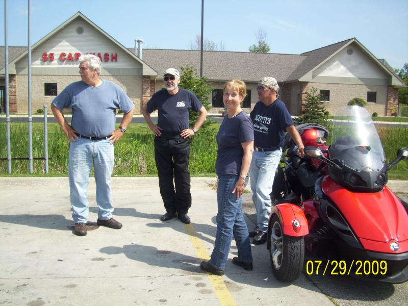 Bob, Scotty, Joan and Dudley.