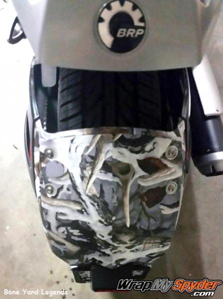 Bone Yard Legends Snow rear fender