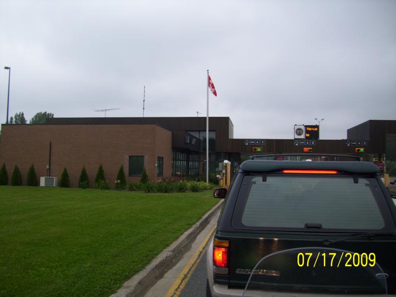 Border check; really nice and pleasant.