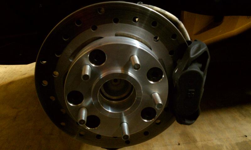 Both halfs bolted on 3 to 5 lug