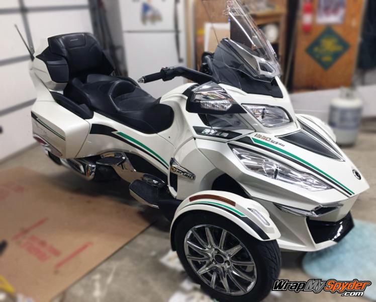 Break stripe kit Kelly Green  Carbon fiber