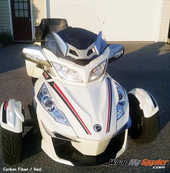 Break Stripe Red - Carbon Fiber