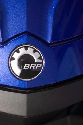 BRP logo on my new 2010 Spyder RS SM5 - Quantum blue
