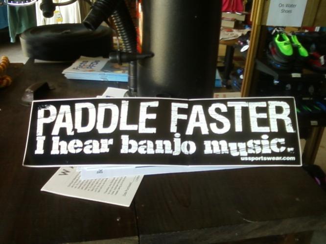 Bumpersticker at Nantahala Outdoor Center