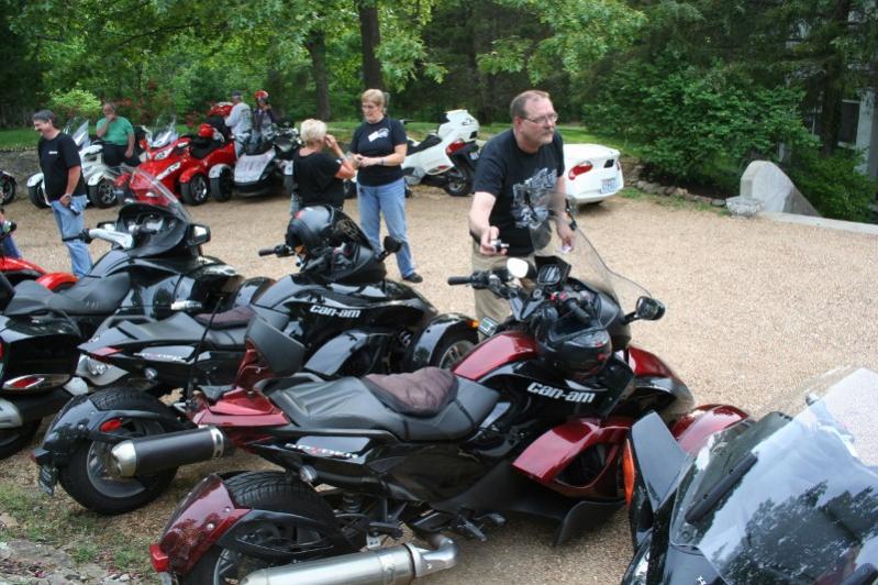 Butch, Anne & Kathy outside the Wildwood Springs Lodge.
