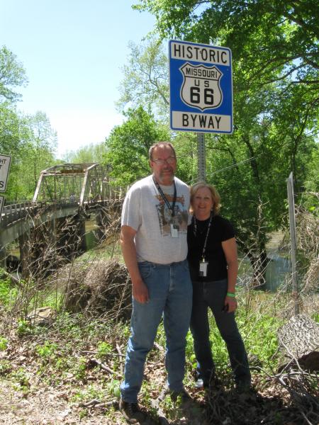 Butch & Paula on Route 66