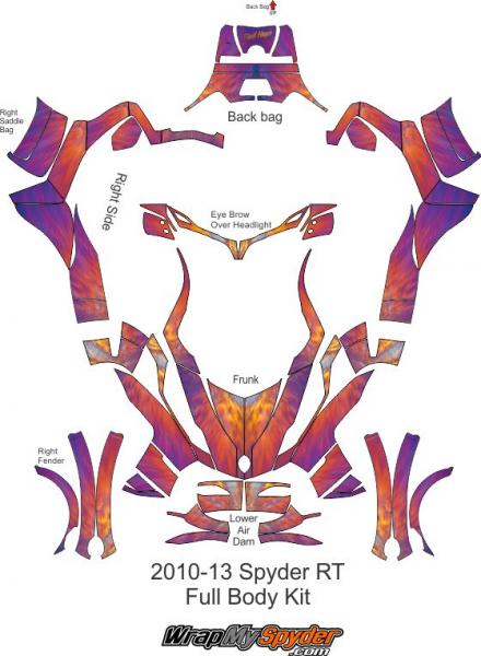 C Buck RT Kit- This was created by special request for Cindy B. She chose the image & we made it into a full Spyder RT pre-cut kit.  What can we creat